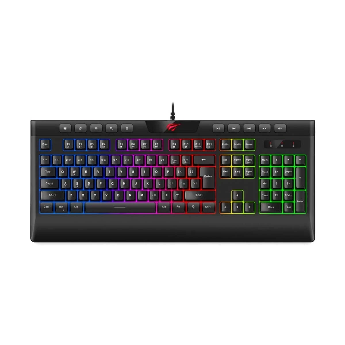 Havit KB505L Multi Function USB Backlit Gaming Keyboard – 1 Year warranty